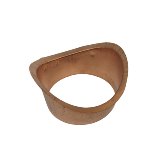 4” Half Round Outlet Copper 50 ct