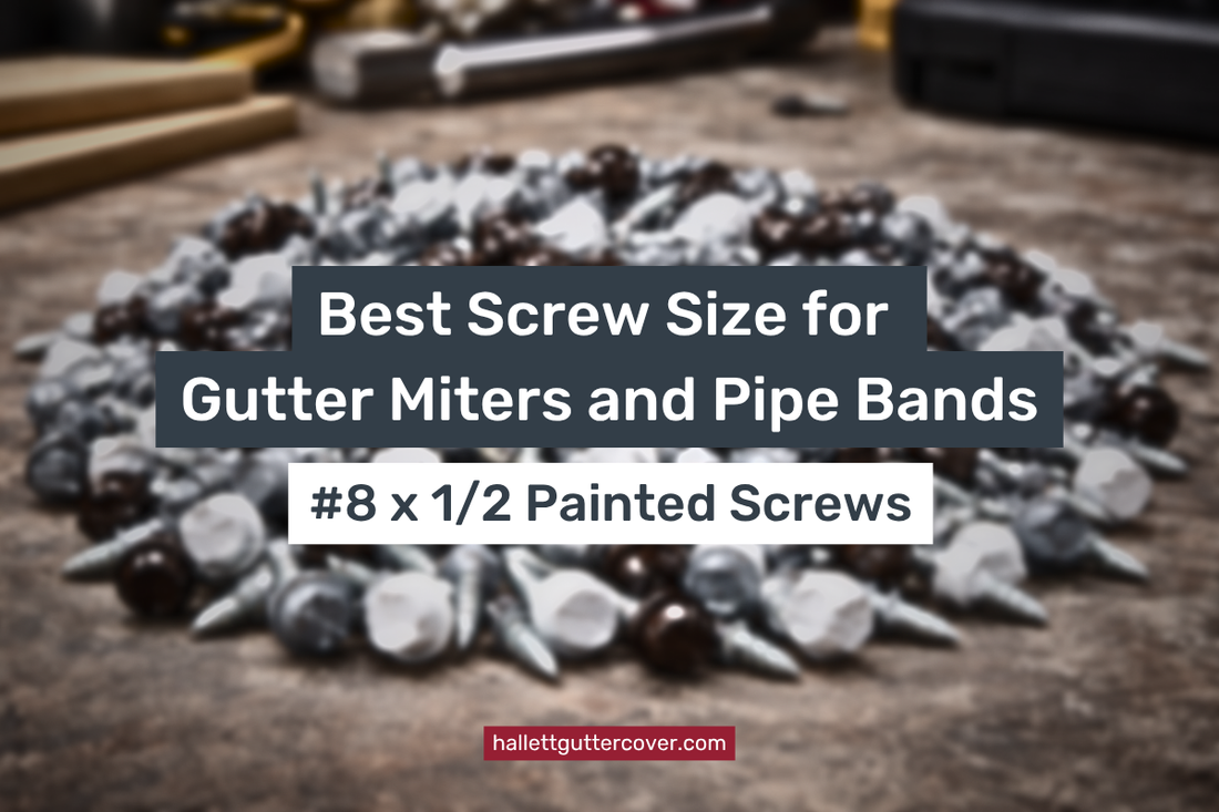 Best Screw Size for Gutter Miters and Pipe Bands