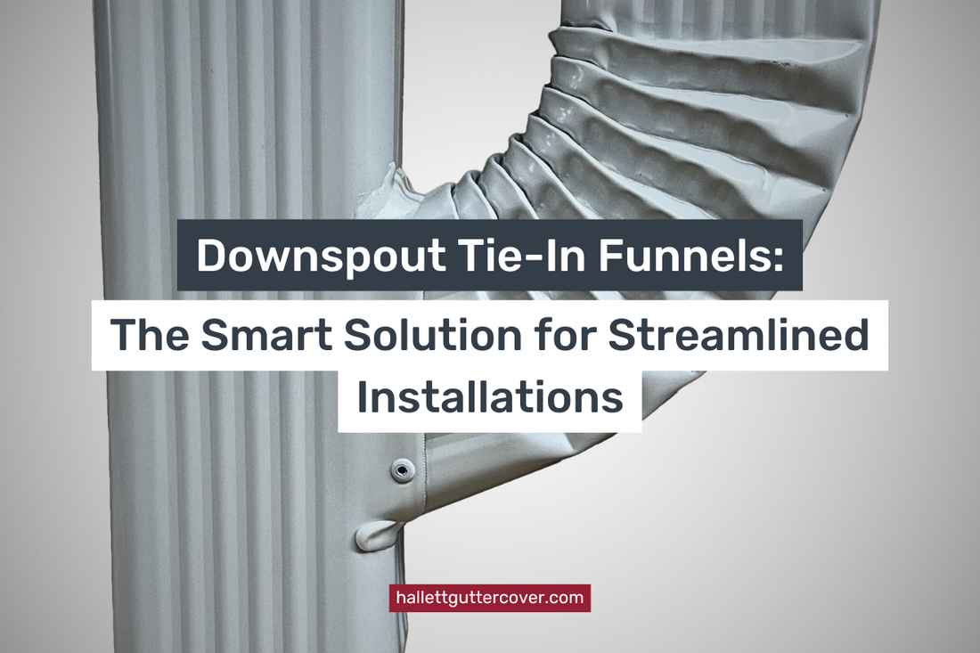 Gutter Tie Rode Downspout Tie-In Funnels: The Smart Solution for Streamlined Installat ...