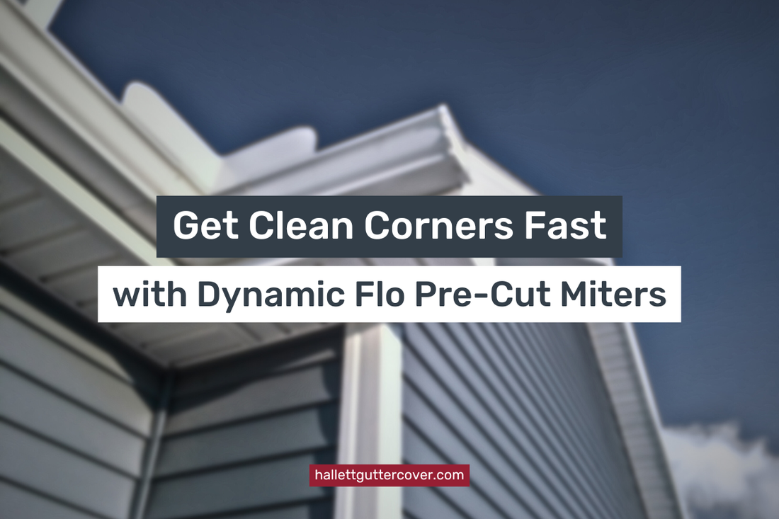 Get Clean Corners Fast with Dynamic Flo Pre-Cut Miters