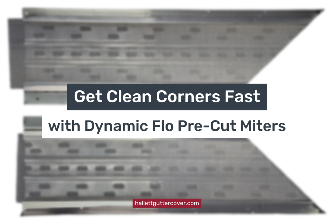 Get Clean Corners Fast with Dynamic Flo Pre-Cut Miters