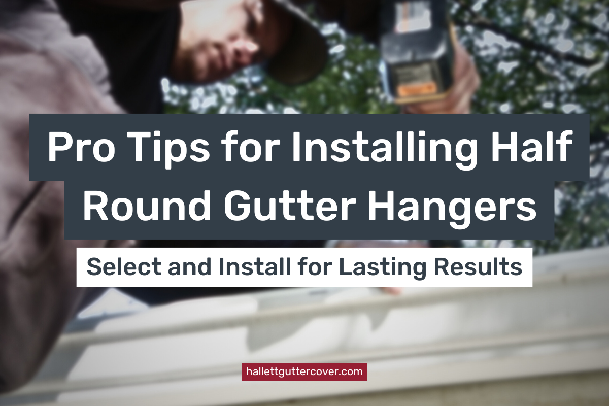 Gutter Boss Pro Tips for Installing Half Round Gutter Hangers Like a Boss – Hallett ...