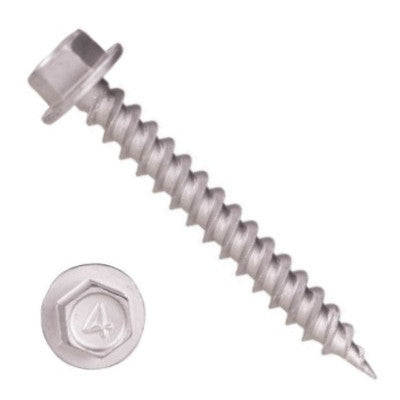 #10 x 3" Hi Hex Head Stainless