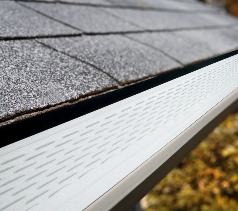 Clean Sweep Gutter Cover - 4ft lengths 100' – Hallett Gutter Supply