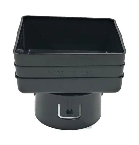 Black Downspout Adapters - Larger Sizes