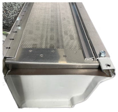 Hallett Dynamic Flo 4' lengths Stainless Steel Mesh Gutter Guard 100 ...